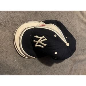 New Era Hat Mens 8 63.5cm Navy White 59FIFTY Yankees Fitted Embroidered NY Logo